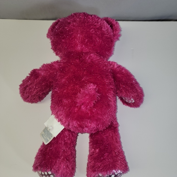 Build-A-Bear Barbie Sparkly Pink Bear Plush with Sound Box - Picture 5 of 9